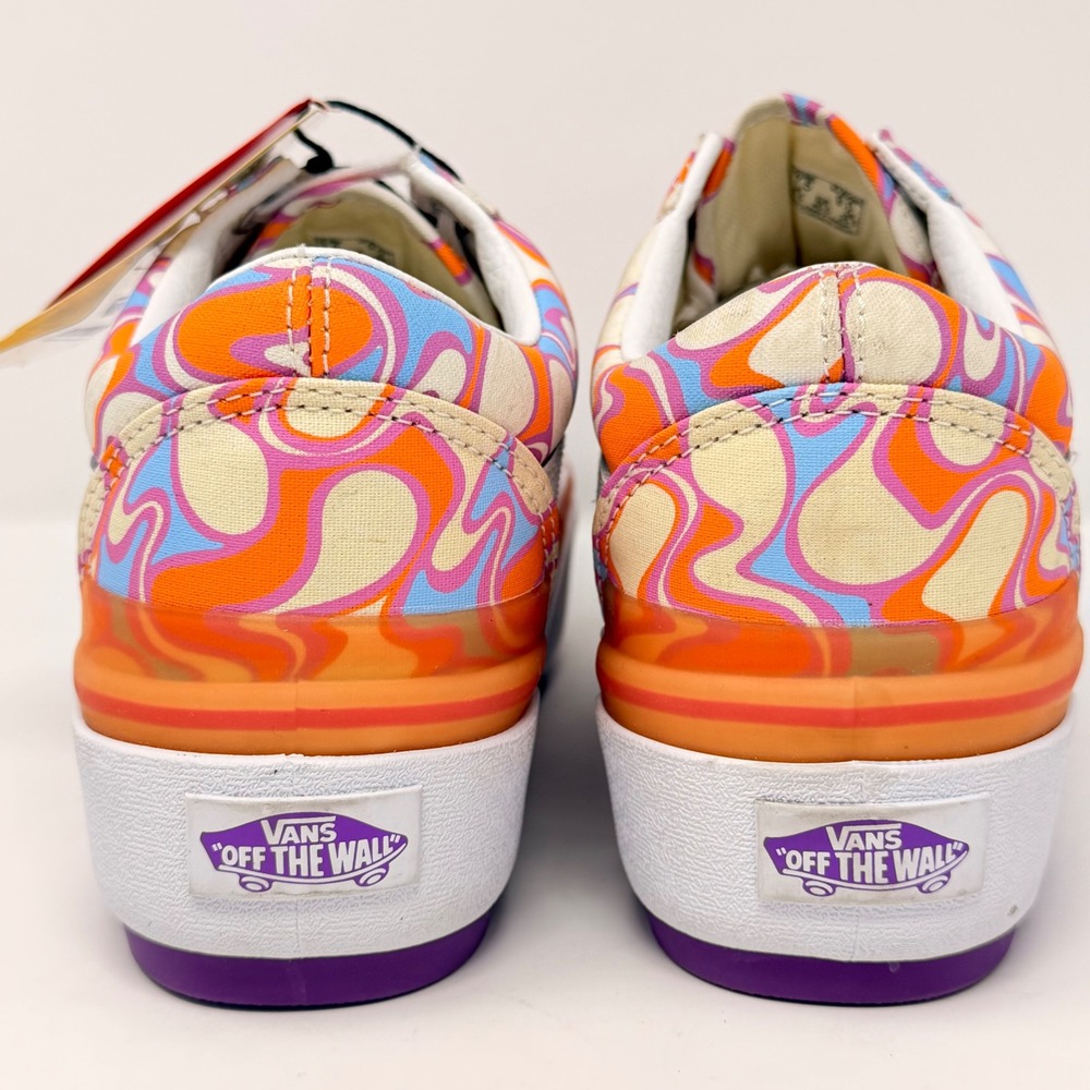Vans Platform Old Skool Sneakers in Orange, Purple, Pink - Picture 12 of 16